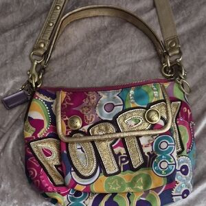Coach Multicolor Poppy Shoulder Bag
